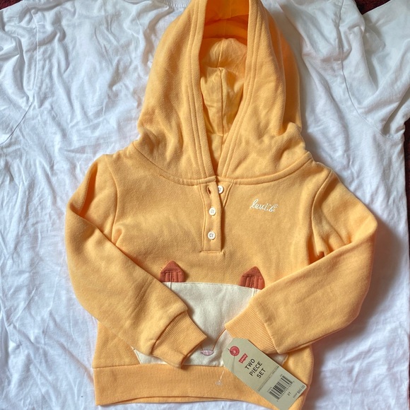 Levi's Peach Hoodie for Toddlers - Picture 1 of 4